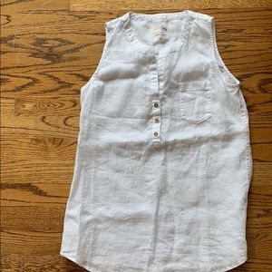 XS Lilly Pulitzer linen top white